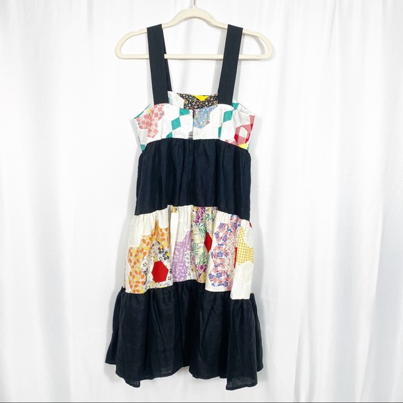 Madewell X Carleen Patchwork Surrounded Islands Floral Midi Dress - Picture 4 of 14